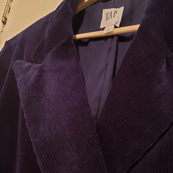 Gap Navy Corduroy Double Breasted Jacket - Picture 6 of 6